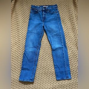 Wedgie straight cropped Levi’s
